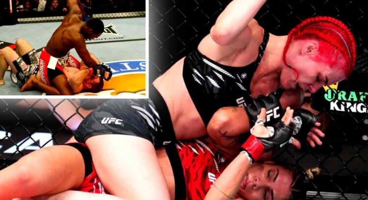 VÉGRE! Bemutatkozott a UFC-ben az első legális 12-6 könyökös zápor, Gillian Robertson jóvoltából!