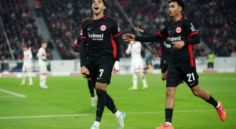 Bundesliga: ötgólos, fordulatokban gazdag meccsen nyert a Frankfurt a Stuttgart otthonában! – videóval