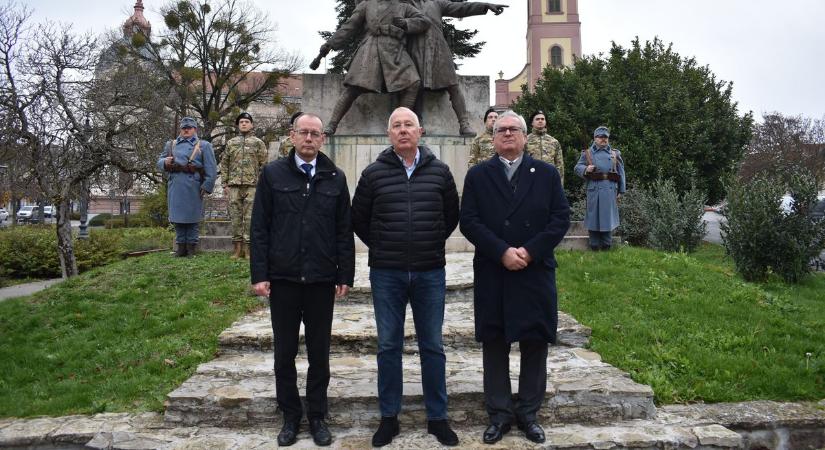 Az első világháború lezárására emlékeztek Nagykanizsán