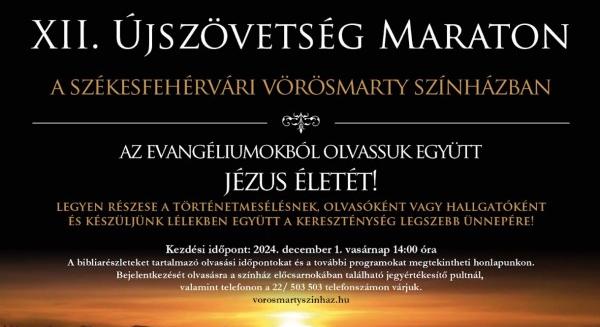 XII. Újszövetség maraton – A családok ünnepe