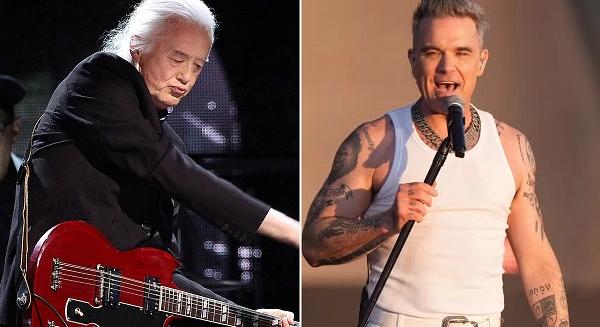 Ismét vita támadt Jimmy Page és Robbie Williams között