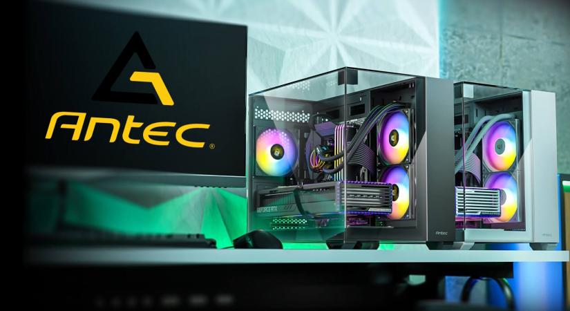 Három oldalról üveggel határolt minitorony huppant le az Antec tervezőasztaláról