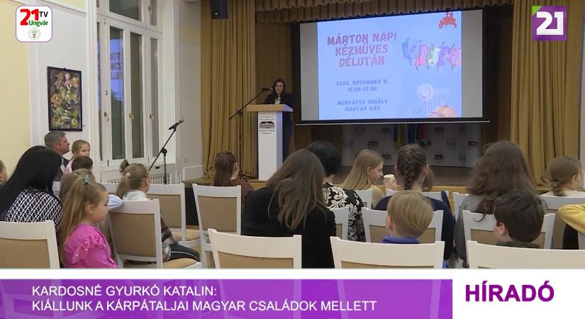 Kardosné Gyurkó Katalin: kiállunk a kárpátaljai magyar családok mellett (videó)