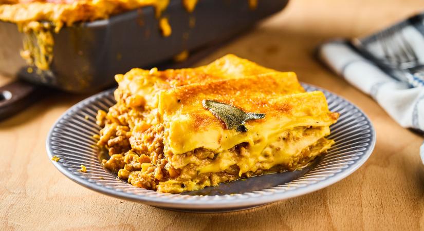 Pumpkin spice lasagne