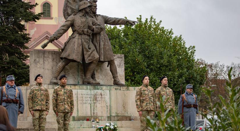 Az első világháborúban elhunytakra emlékeztek Nagykanizsán