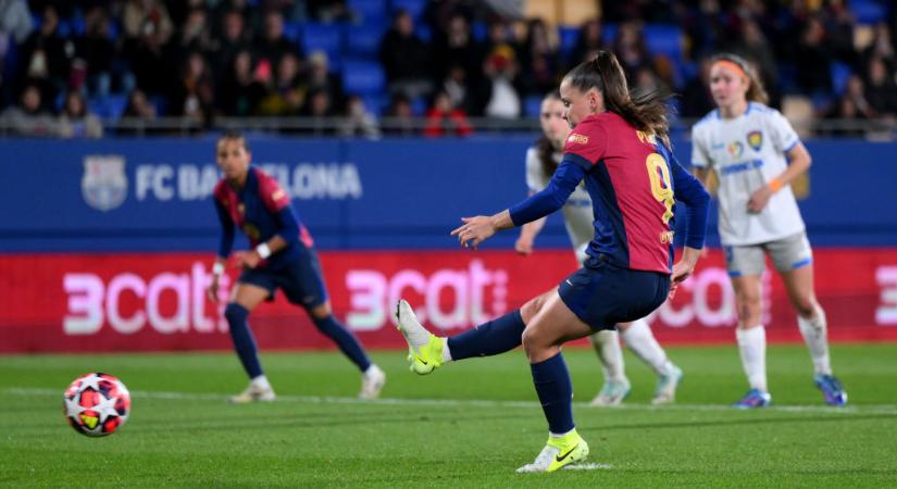 Női BL: hetet lőtt a Barca, továbbra is százszázalékos a City – videóval