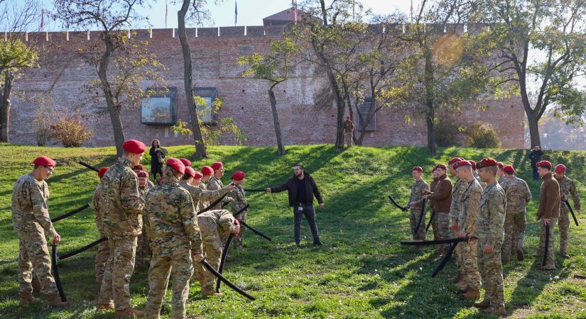 A gyulai várat ostromolták a Kratochvil vásárhelyi diákjai