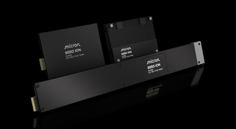 Háromféle kivitelben, nem kis kapacitással jön a Micron 6550 ION SSD-családja