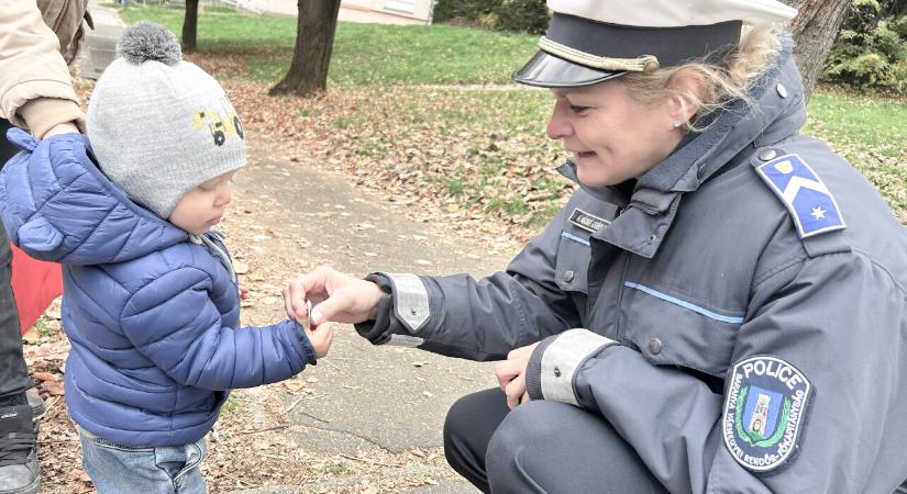 Komoly segítője akadt a pécsi rendőrjárőrnek