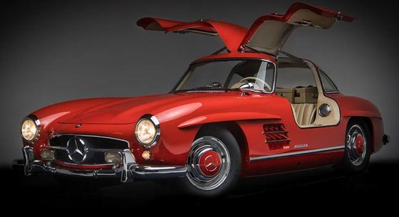 Eladó az utolsóként gyártott klasszikus sirályszárnyas Mercedes 300 SL