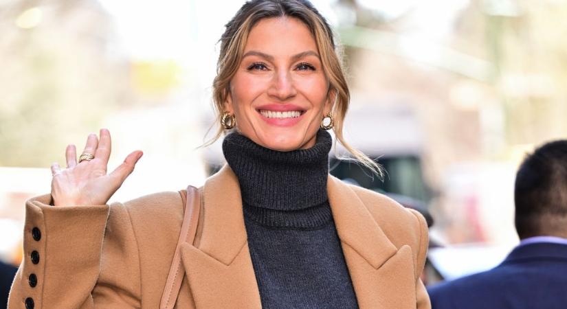 A 44 éves Gisele Bündchen csodaszép kismama, testhez simuló estélyiben mutatta meg gömbölyödő pocakját