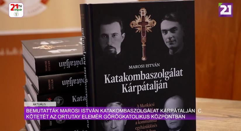 Bemutatták Marosi István Katakombaszolgálat Kárpátalján c. kötetét az Ortutay Elemér Görögkatolikus Központban (videó)