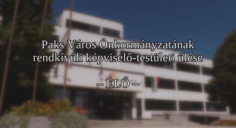 Paks Város Önkormányzatának rendkívüli képviselő-testületi ülése 2024.11.14.