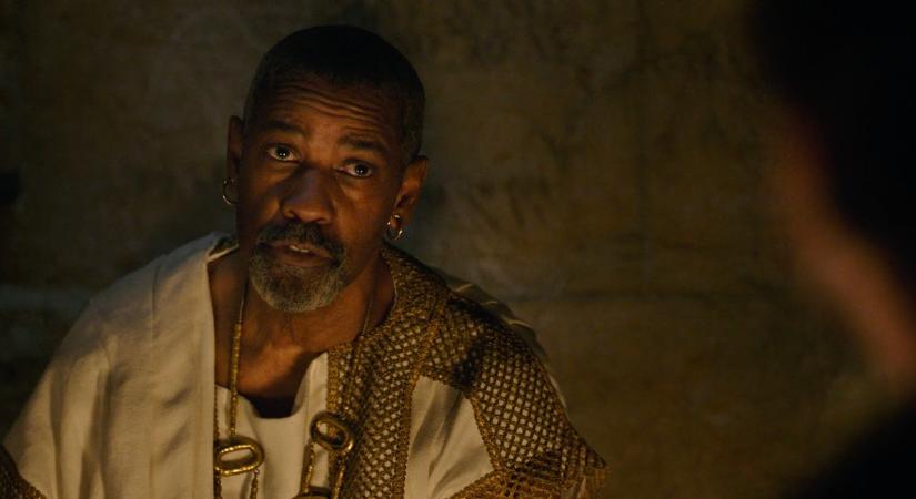 Denzel Washington megcsókolt egy férfit a Gladiátor 2 egyik jelenetében, de az egészet kivágták