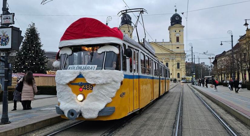 Visszatér Debrecenbe a Mikulás villamos