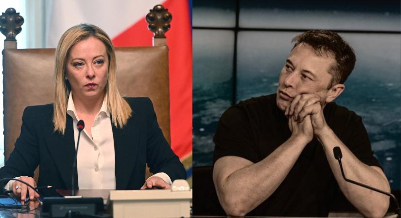 Az olasz miniszterelnök bírálja Elon Muskot, amiért beavatkozott a migrációs vitába