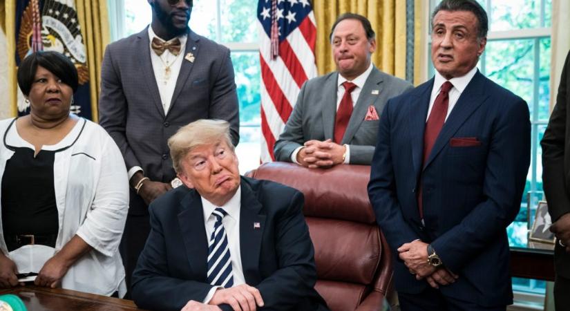 Sylvester Stallone szerint Trump olyan, mint Rocky és egy új George Washingtont kapott vele Amerika