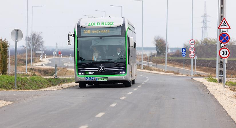 Elkészült és forgalomba helyezték a nagymacsi bekötőutat