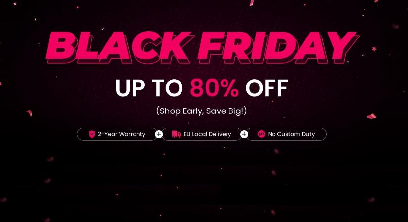 Megindultak a Black Friday akciók a Geekmaxi oldalán is