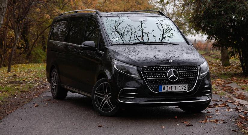 Kimaxolt hasáb, vadászkastélyhoz - Bemutató: Mercedes-Benz V 300 d 4Matic Exclusive