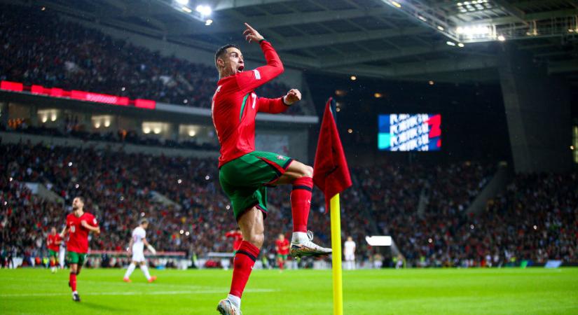 NL: hatalmas gálát rendezett Portugália hazai pályán, Cristiano Ronaldo álomgóllal küldte haza a lengyeleket – videóval