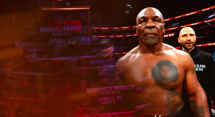 Kínos pillanatok! A Netflixen élőben közvetítették Mike Tyson pucér hátsóját - videó