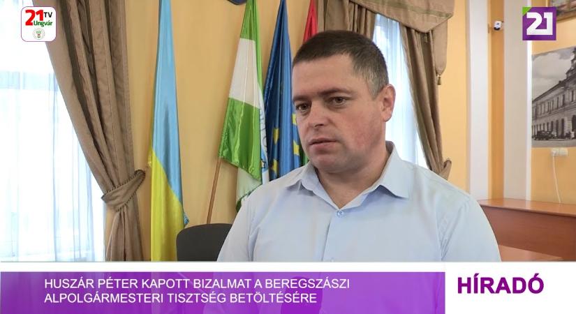 Huszár Péter kapott bizalmat a beregszászi alpolgármesteri tisztség betöltésére (videó)