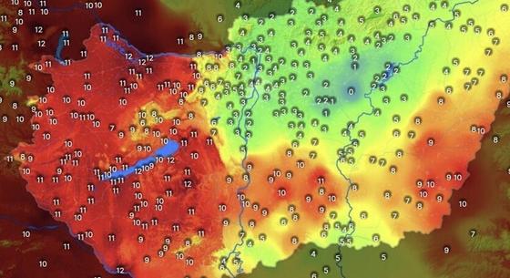 Szeszélyes november: 12 Celsius-fokos különbség alakult ki szombaton Magyarországon