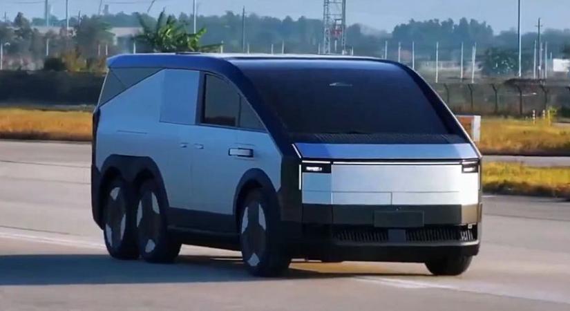 Videón a kínai elektromos SUV, amibe egy komplett helikoptert is építettek