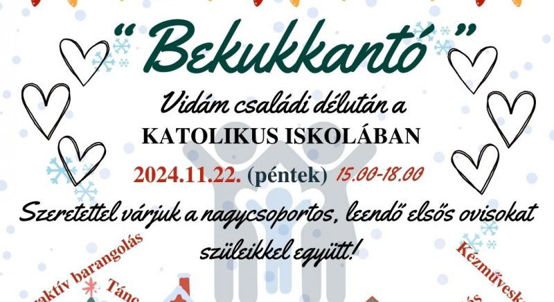 Bekukkantó – Vidám családi délután a Katolikus iskolában