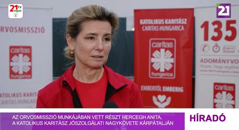 Az orvosmisszió munkájában vett részt Hercegh Anita Kárpátalján (videó)