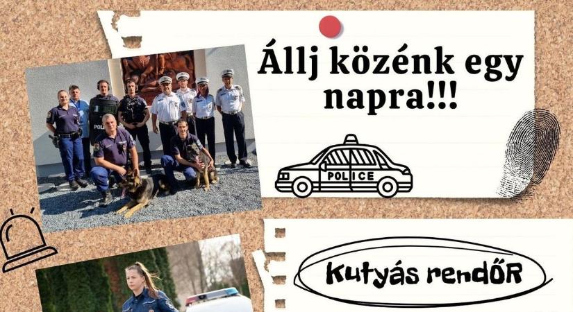 Rendőr lehet egy napra a középiskolásból