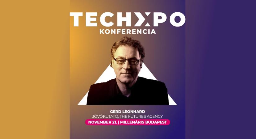 Gerd Leonhard a TECHXPO színpadán!