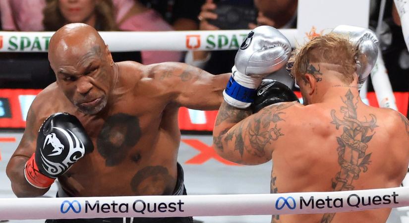 Ez a gyönyörű szőke lány, aki a Mike Tyson meccs sztárja lett: nem is világsztárokra, rá figyelt a világ