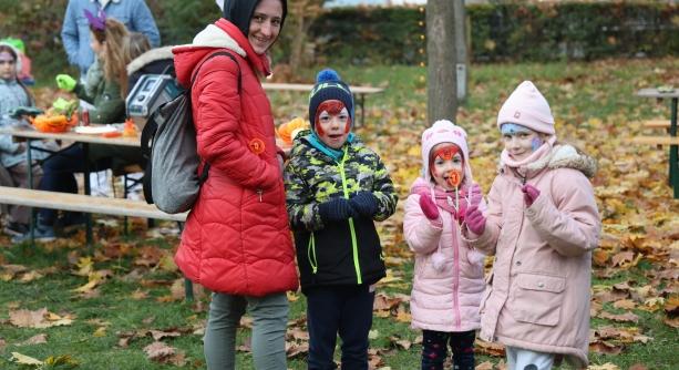 Halloween bulit rendeztek a Lajos király körúti játszótéren