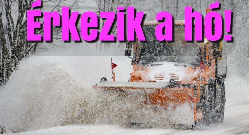 Országos havazás, akár 10-20 cm hóval!