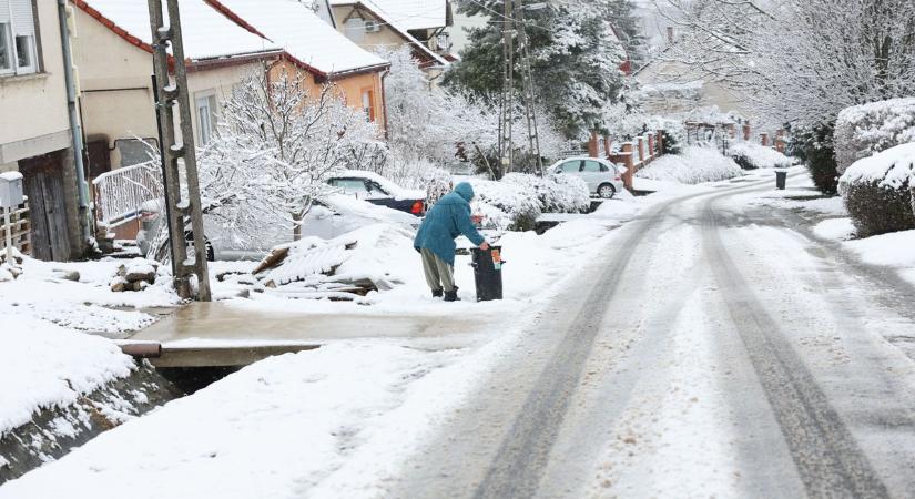 Somogyot is elérheti a havazás a hét vége felé!