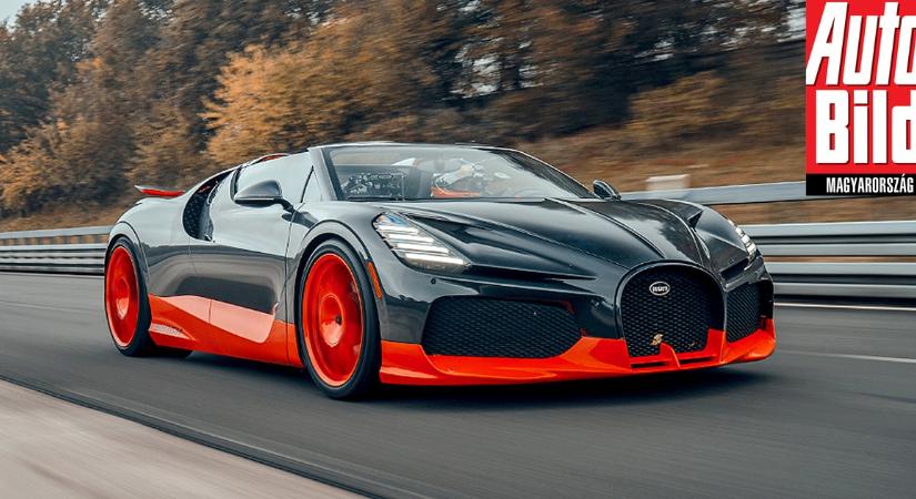 Sebességi világrekordot döntött a Bugatti W16 Mistral szuperkabrió