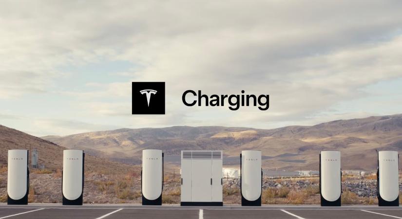 Érkezik a Tesla új, 500kW-os szupertöltője