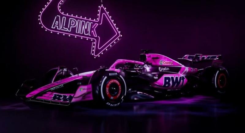 Újra pinkbe öltözik az Alpine az utolsó F1-es futamokra