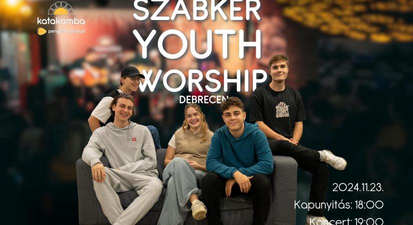 A Szabker Youth Worship dicsőítő koncertje a Katakombában