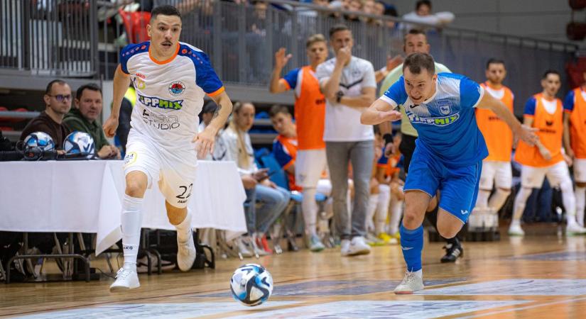 Az A Stúdió Futsal Nyíregyháza tévés meccsen iskolázta le a Kecskemétet