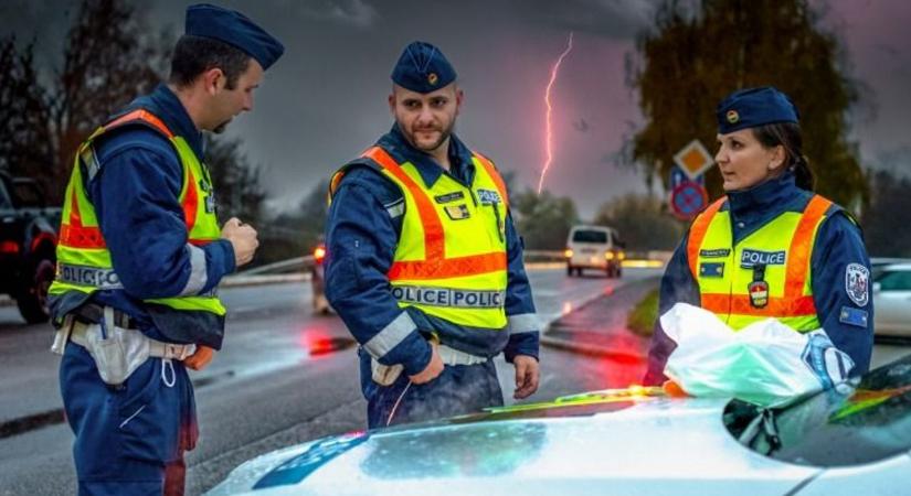 Razzia a borsodi utakon: nem mindenki ment át a rendőrök tesztjén