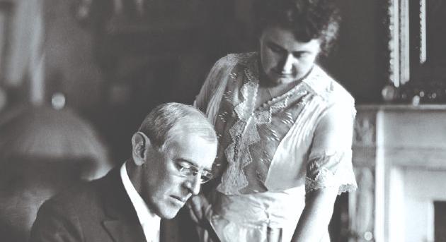 Woodrow Wilson neje az ország élén