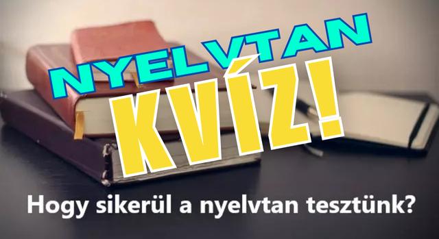 Kvíz: Hogy sikerül a nyelvtan tesztünk? Átmész rajta vagy elhasalsz?