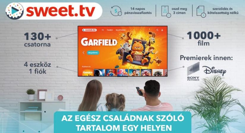 Hollywoodi premierek és kedvenc tévéműsoraid egy helyen – tudj meg mindent a SWEET.TV-ről