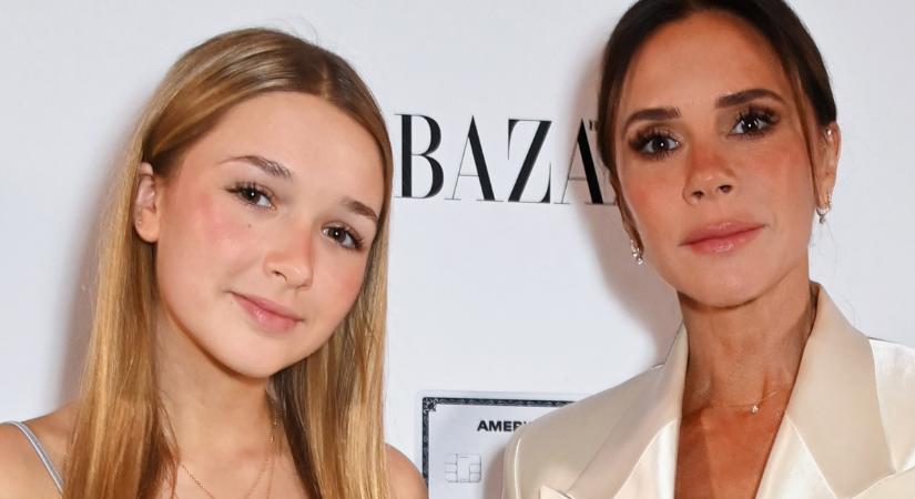 Victoria Beckham 13 éves lánya mindenkit lenyűgözött a díjátadón: stílusos, mint az édesanyja