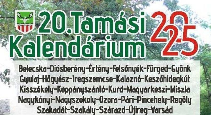 Elkészült a 2025-ös Tamási Kalendárium