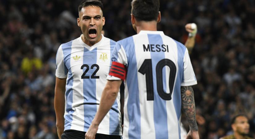 Messi rekordot állított be, Lautaro Maradonát érte utol