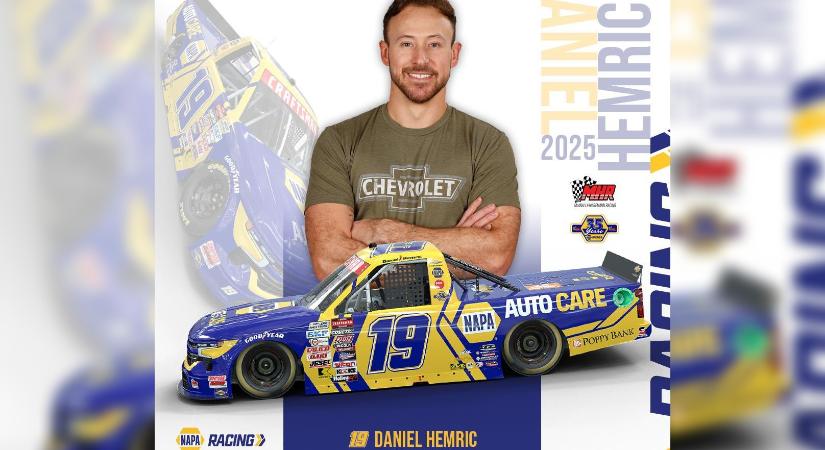 NASCAR: A királykategóriából a harmadosztályba lép vissza Daniel Hemric